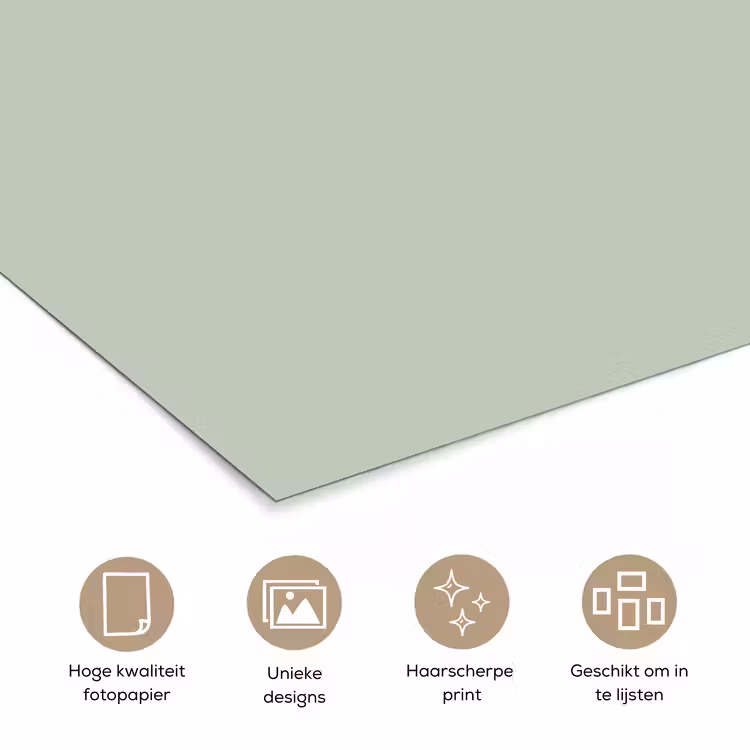 Poster - Frosted - Mint - Groen — 5
