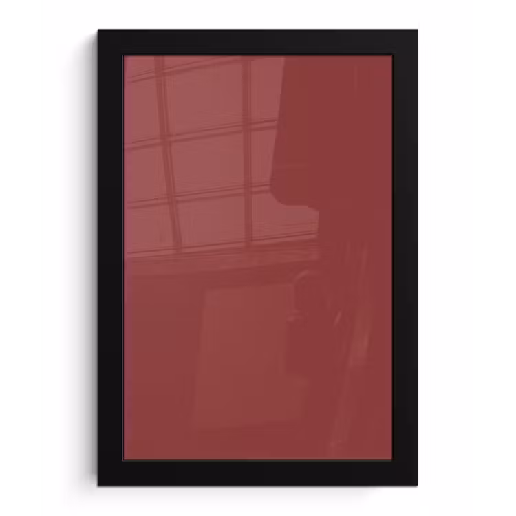 Poster met lijst - Barn - Antique - Rood — 1