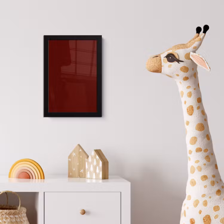Poster met lijst - Burnt - Mahogany - Rood — 5