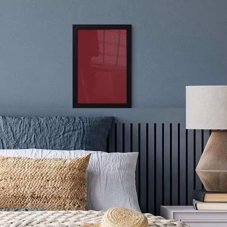 Poster met lijst - Dark - Garnet - Rood — 4