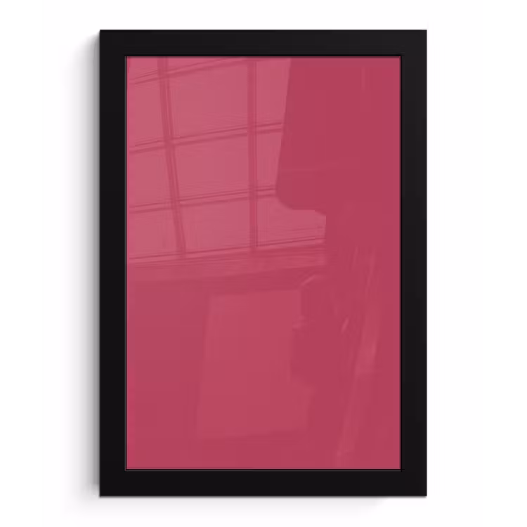 Poster met lijst - Deep - Berry - Rood — 1