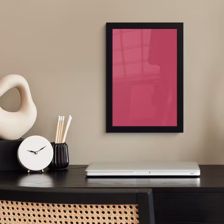 Poster met lijst - Deep - Berry - Rood — 3