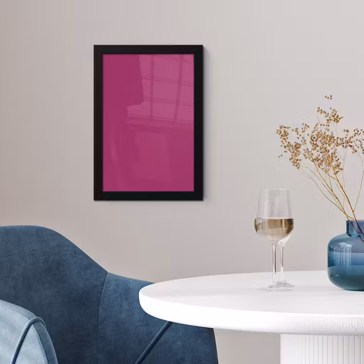 Poster met lijst - Deep - Magenta - Paars — 2