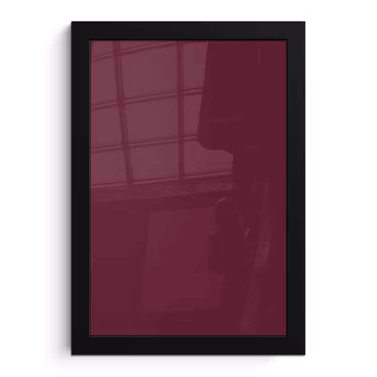 Poster met lijst - Deep - Plum - Paars — 1