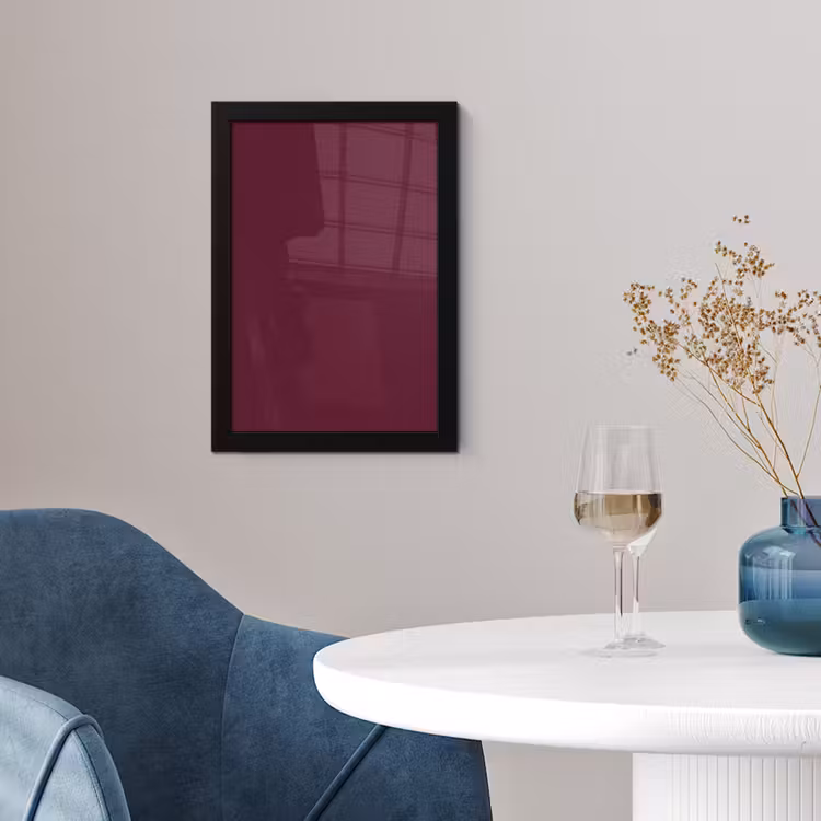 Poster met lijst - Deep - Plum - Paars — 2