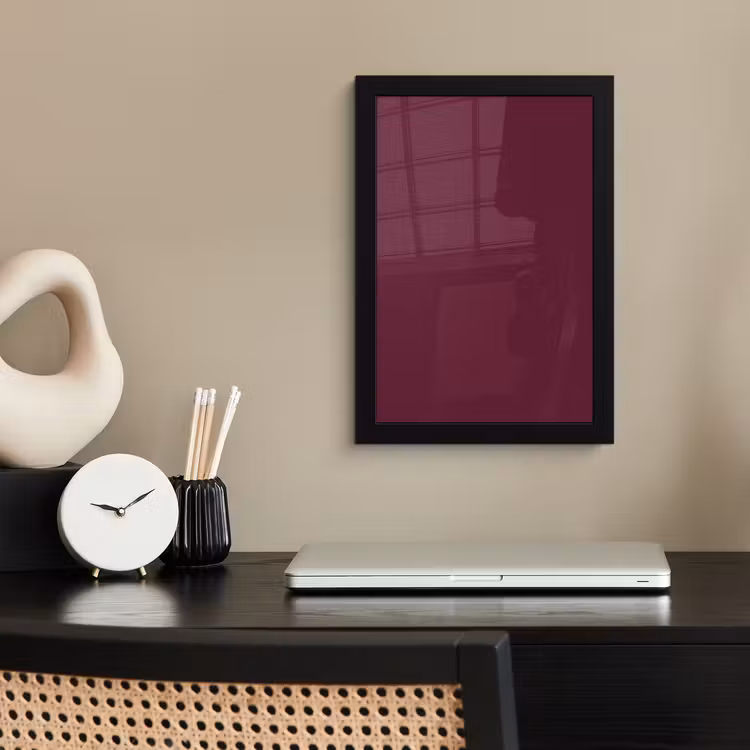 Poster met lijst - Deep - Plum - Paars — 3