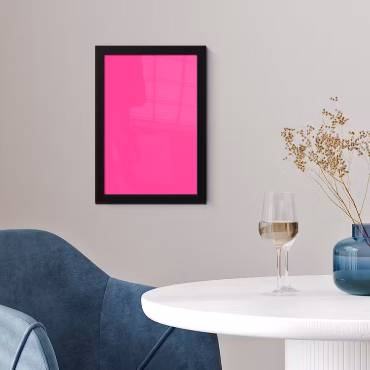 Poster met lijst - Electric - Magenta - Roze — 2