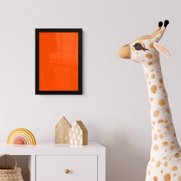 Poster met lijst - Fiery - Tangerine - Oranje — 5