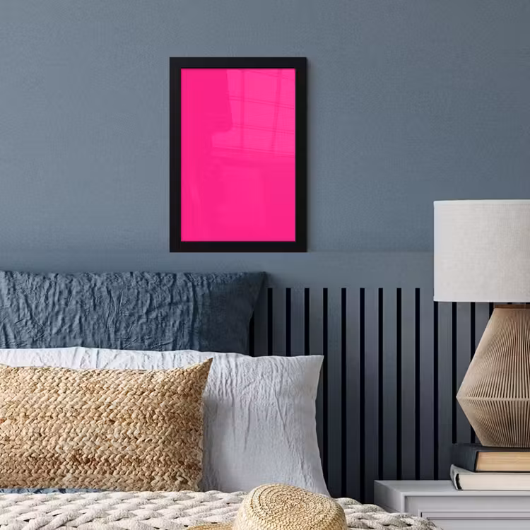 Poster met lijst - Hot - Fuchsia - Roze — 4