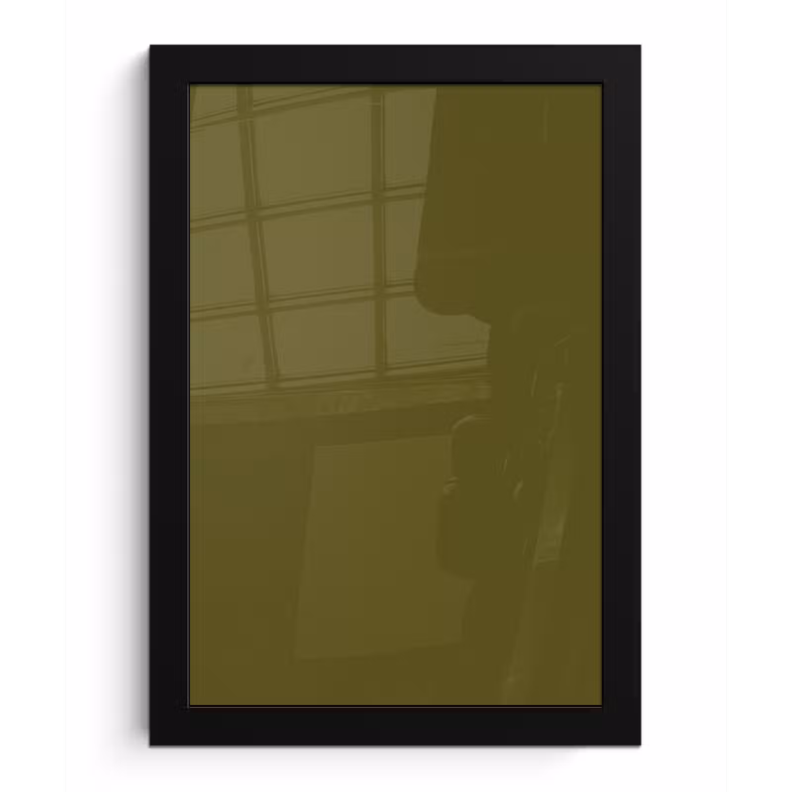 Poster met lijst - Dark - Olive - Groen — 1