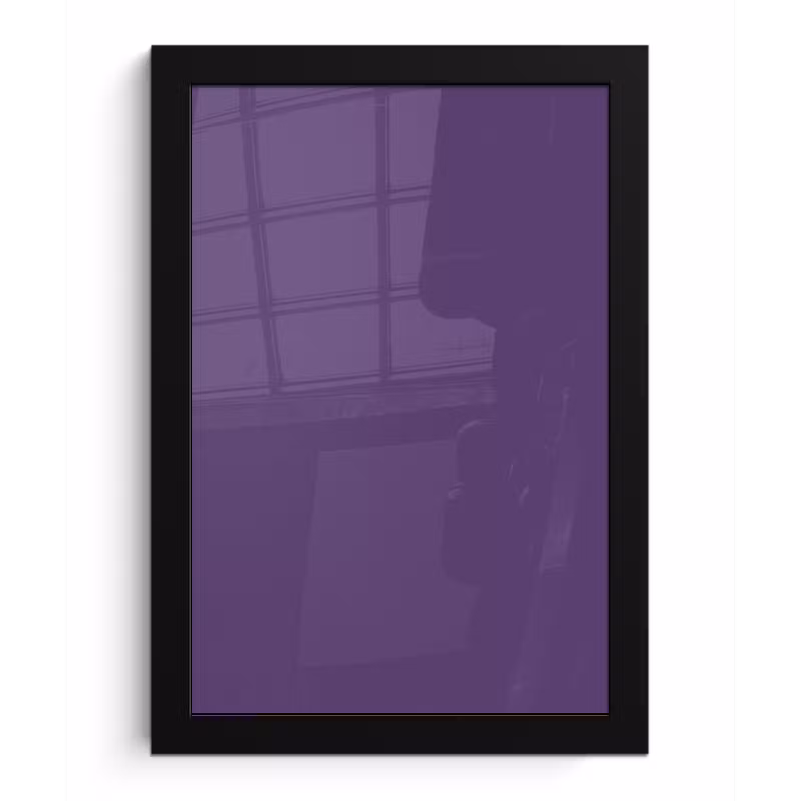 Poster met lijst - Deep - Plum - Paars — 1