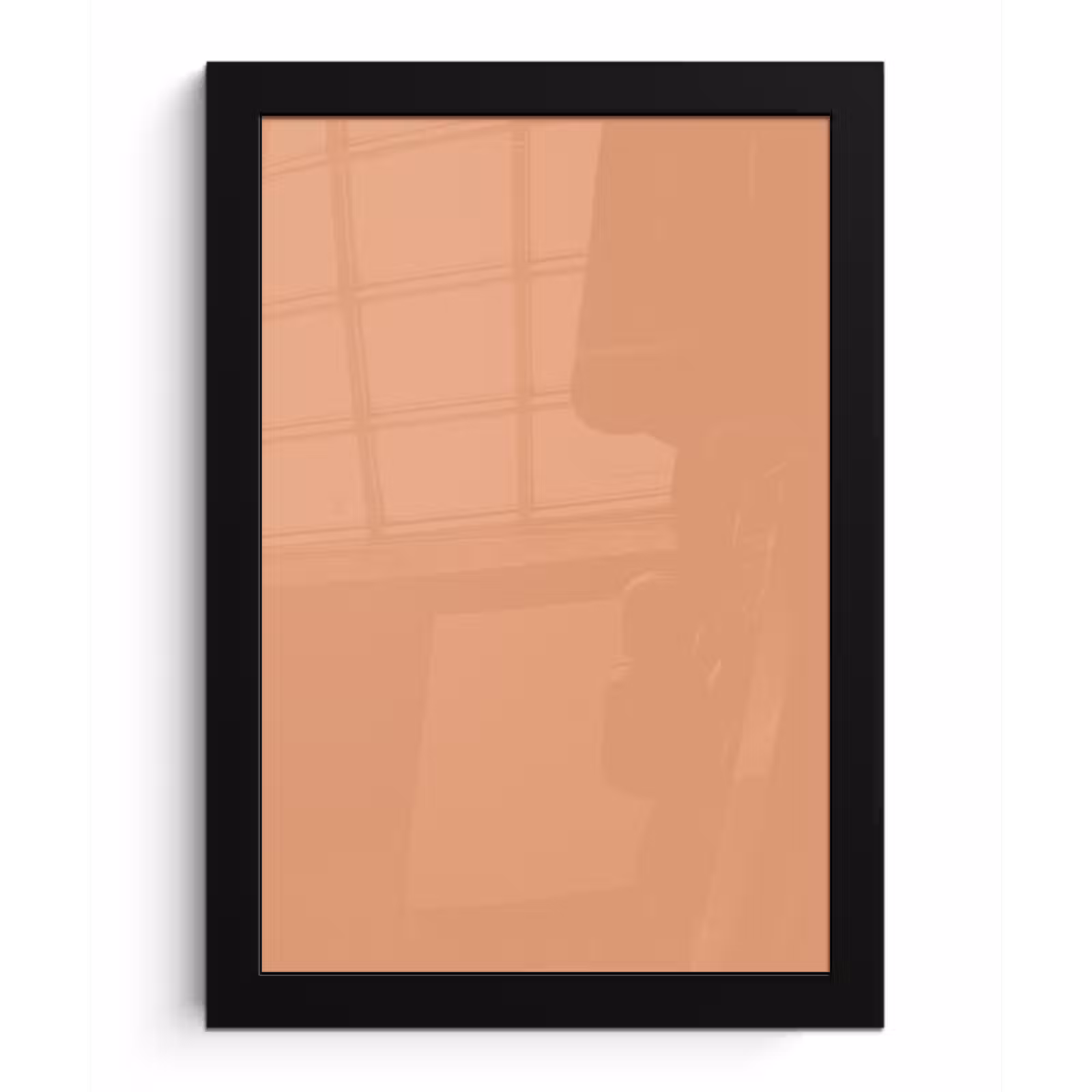 Poster met lijst - Desert - Coral - Koraal — 1