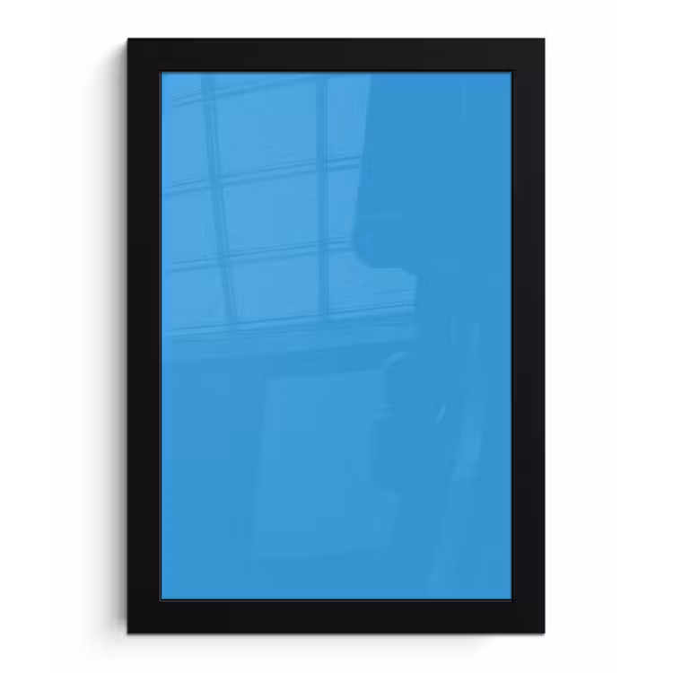 Poster met lijst - Cerulean - Breeze - Blauw — 1