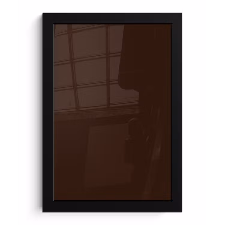 Poster met lijst - Dark - Chocolate - Bruin — 1