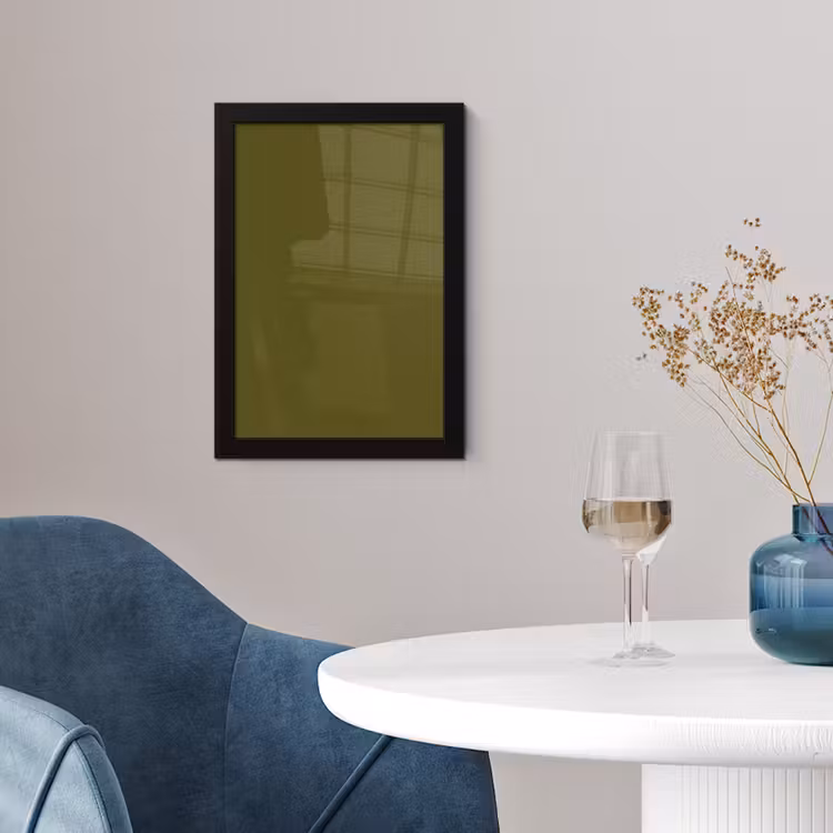 Poster met lijst - Dark - Olive - Groen — 2