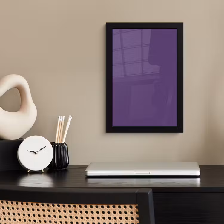 Poster met lijst - Deep - Plum - Paars — 3
