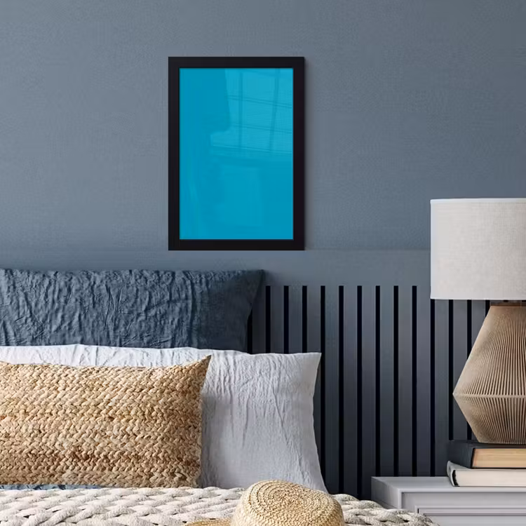 Poster met lijst - Deep - Turquoise - Turkoois — 4