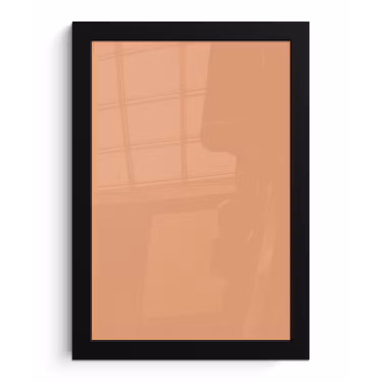 Poster met lijst - Desert - Coral - Koraal — 1