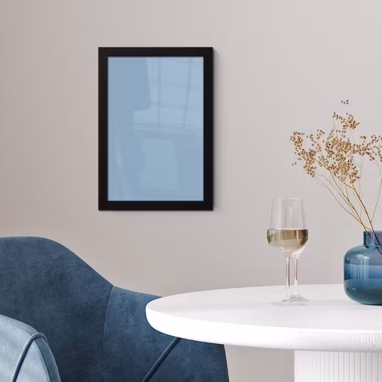 Poster met lijst - Dusty - Denim - Blauw — 2