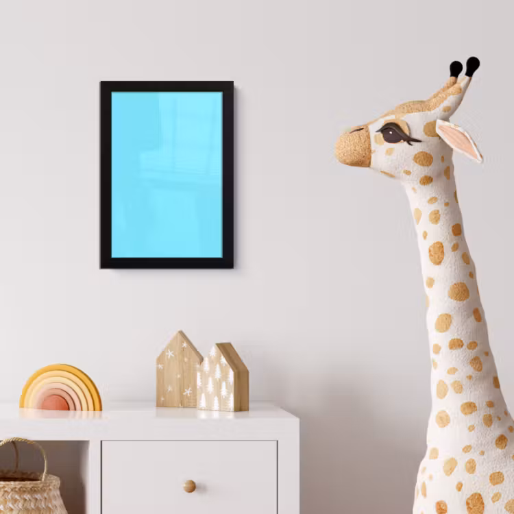 Poster met lijst - Electric - Cyan - Blauw — 5