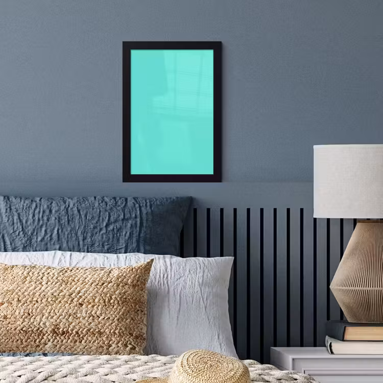 Poster met lijst - Electric - Cyan - Turkoois — 4