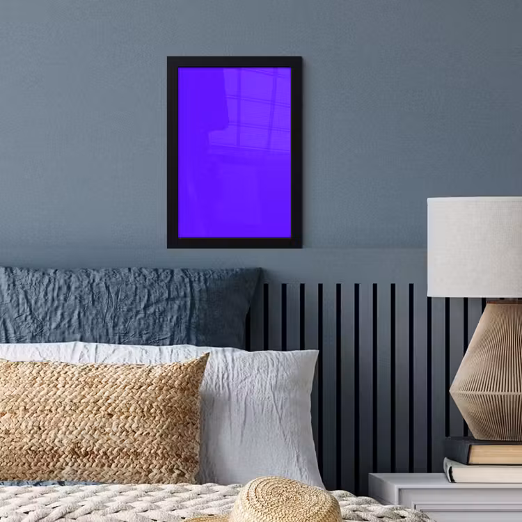 Poster met lijst - Electric - Indigo - Paars — 4