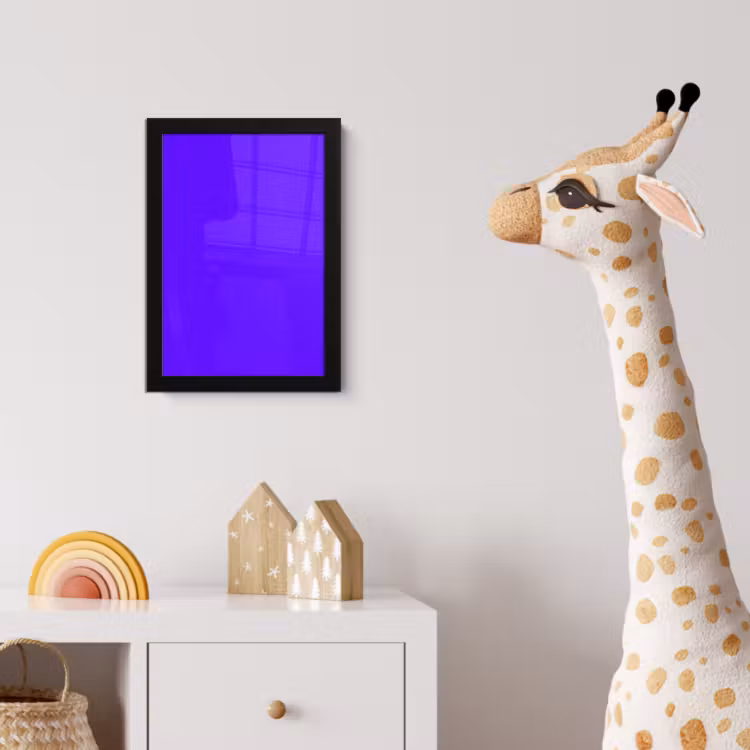 Poster met lijst - Electric - Indigo - Paars — 5
