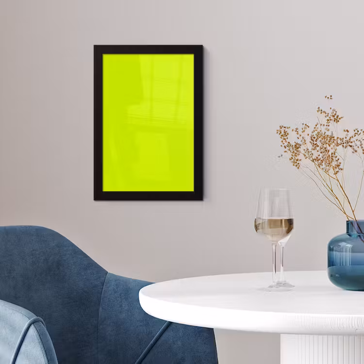 Poster met lijst - Electric - Lemon - Geel — 2