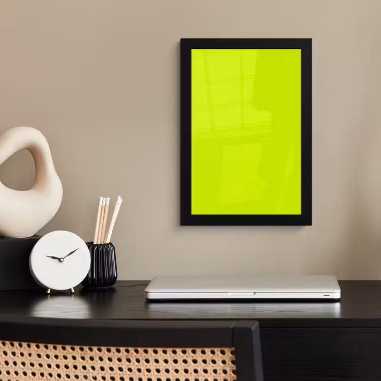 Poster met lijst - Electric - Lemon - Geel — 3