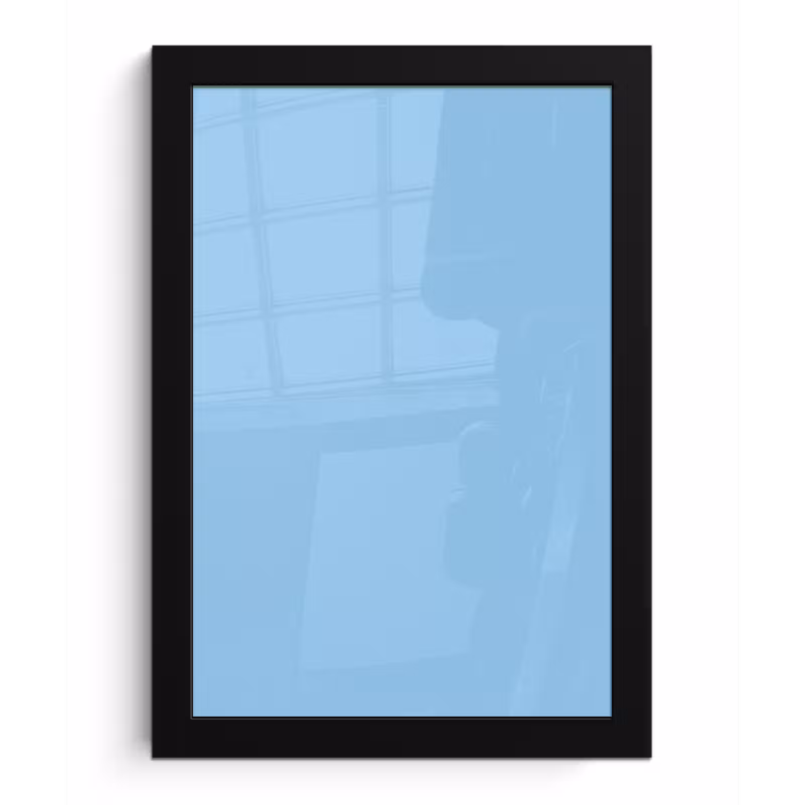 Poster met lijst - Baby - Blue - Blauw — 1