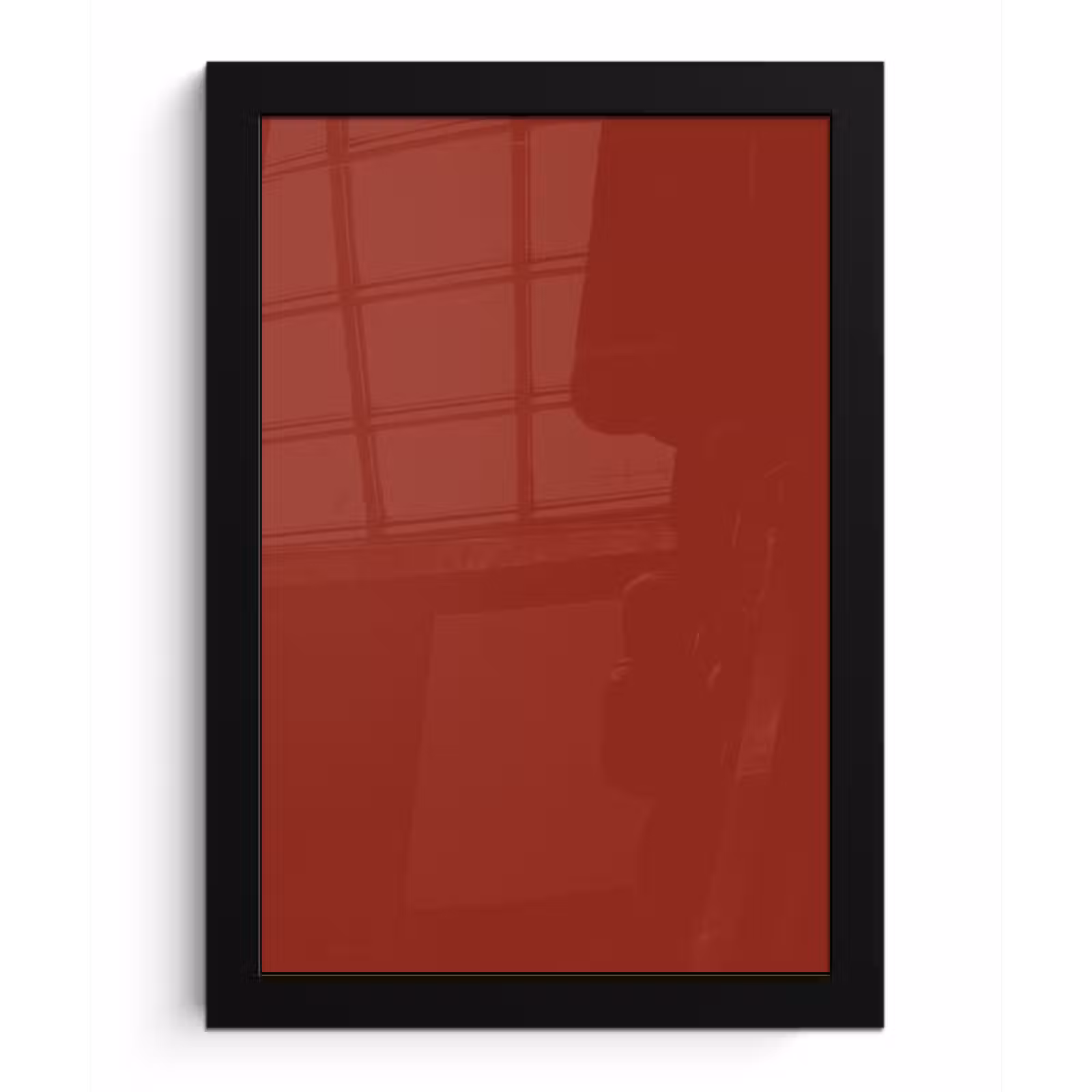 Poster met lijst - Burnt - Copper - Rood — 1