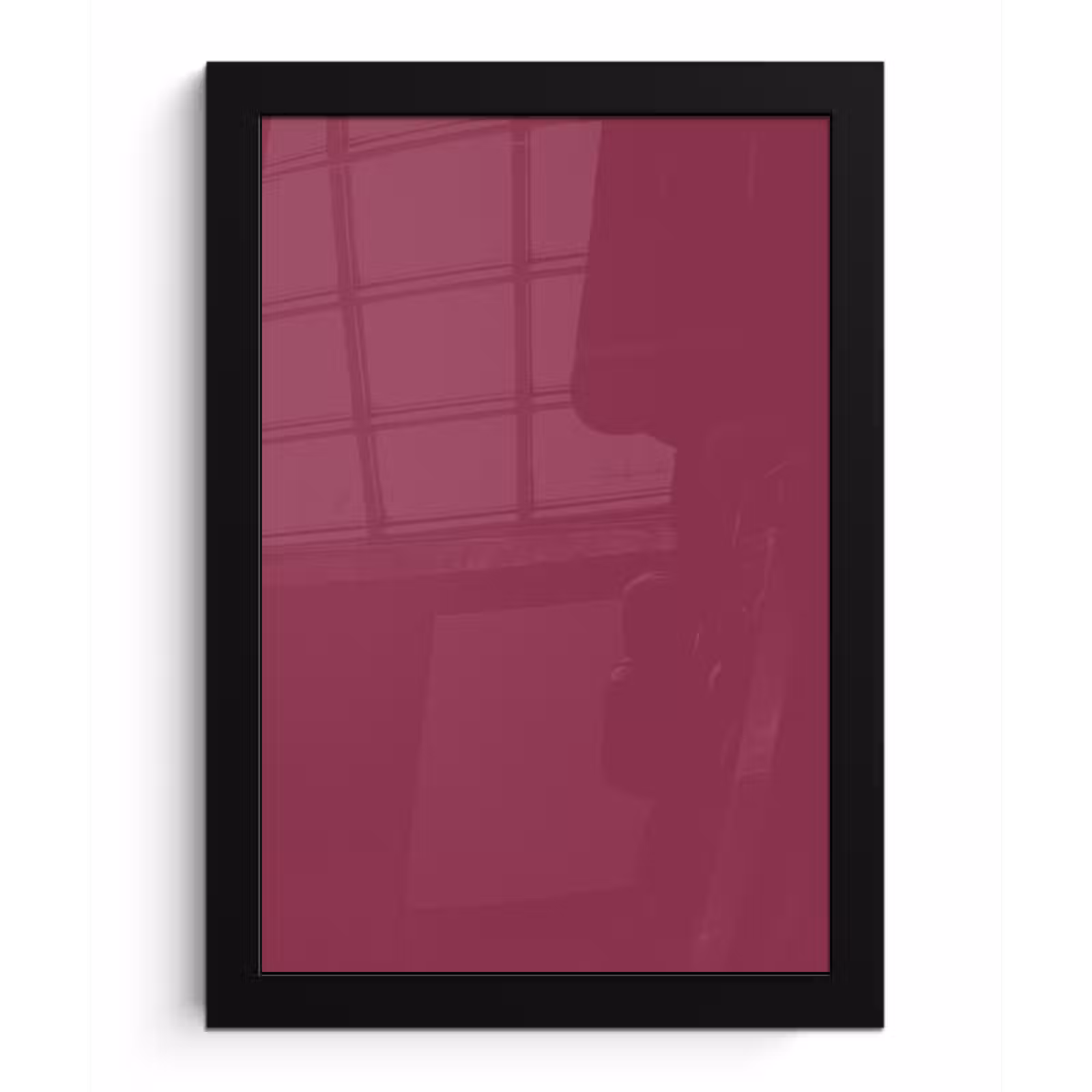 Poster met lijst - Deep - Rasberry - Rood — 1