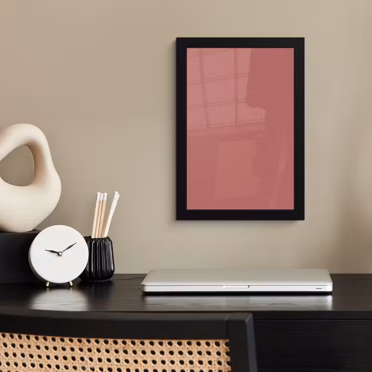 Poster met lijst - Ancient - Rose - Roze — 3