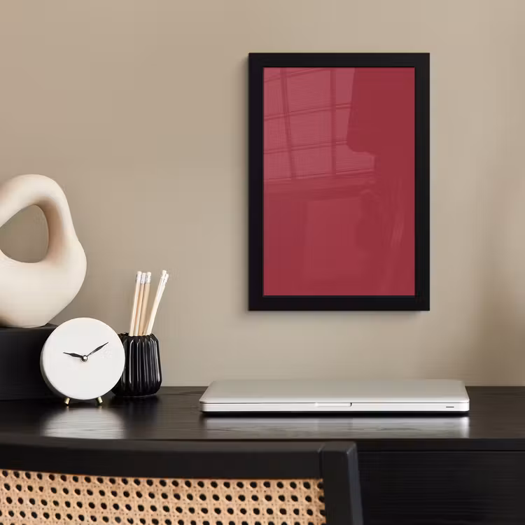 Poster met lijst - Antique - Ruby - Rood — 3