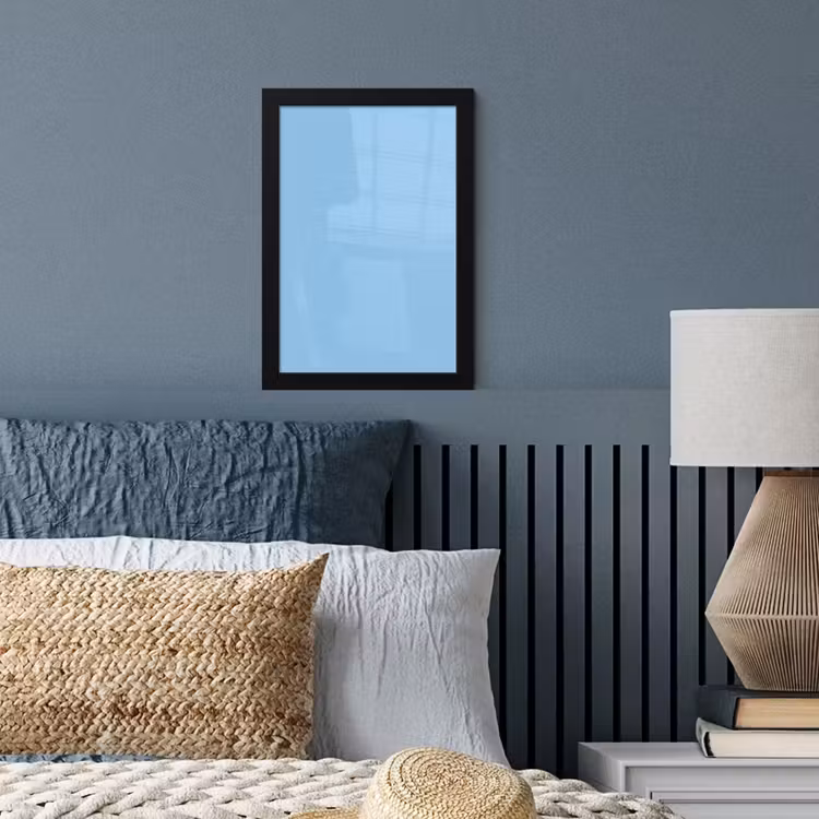 Poster met lijst - Baby - Blue - Blauw — 4
