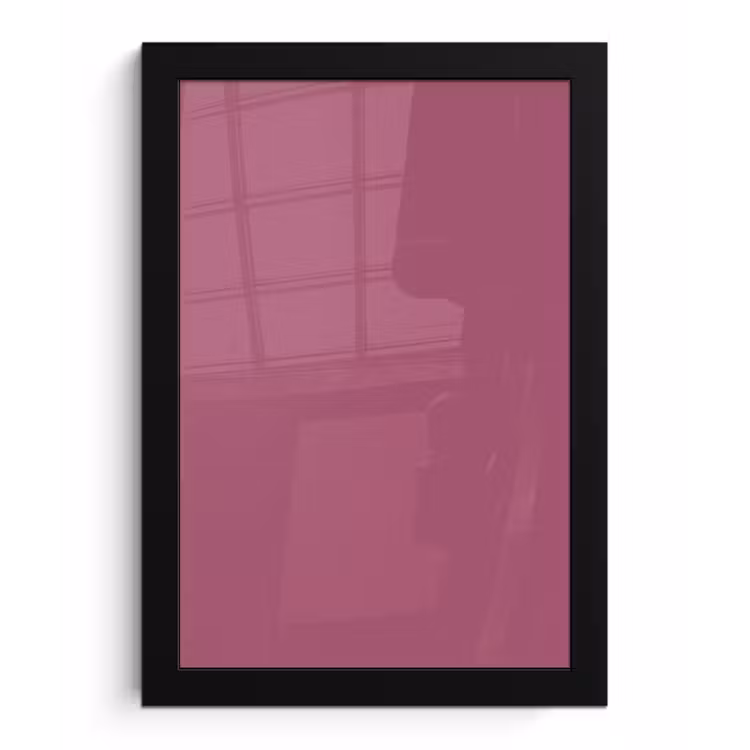 Poster met lijst - Berry - Roze -Pink — 1