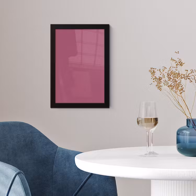 Poster met lijst - Berry - Roze -Pink — 2