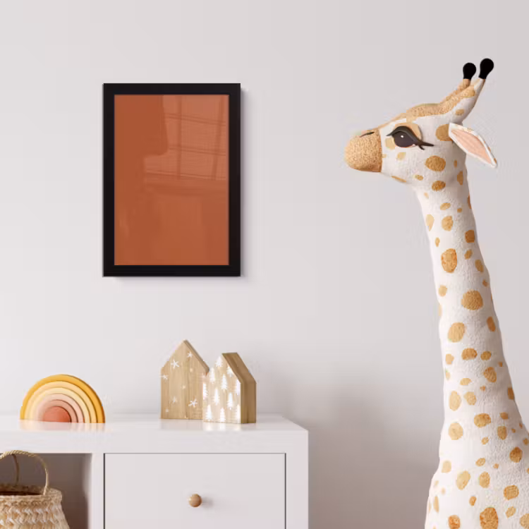 Poster met lijst - Burnt - Sienna - Oranje — 5