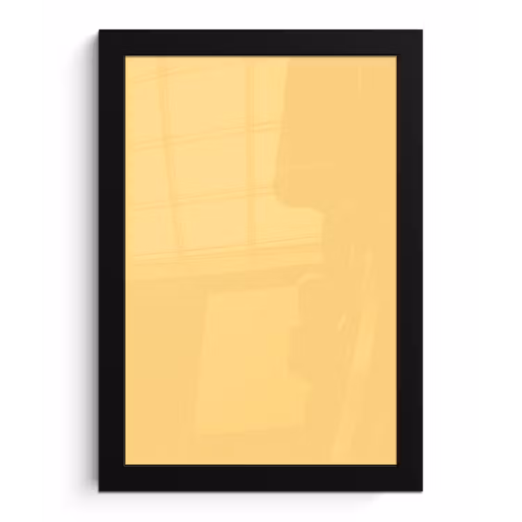 Poster met lijst - Butter - Geel - Yellow — 1