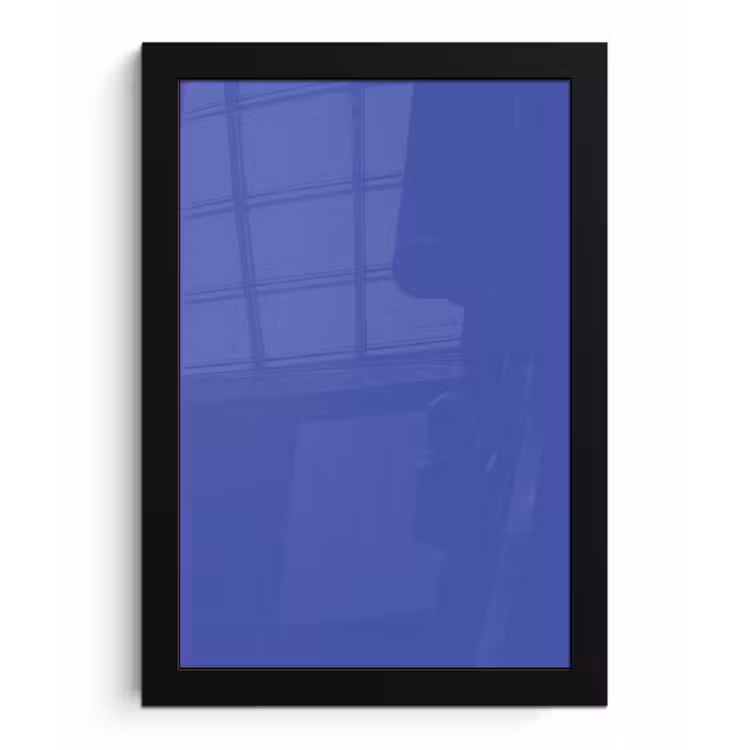 Poster met lijst - Chinese - Blue - Blauw — 1