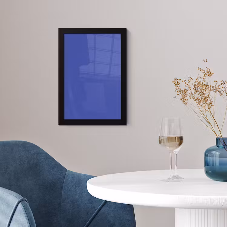 Poster met lijst - Chinese - Blue - Blauw — 2