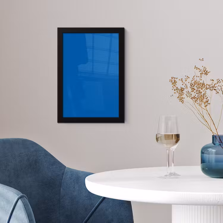 Poster met lijst - Classic - Azure - Blauw — 2