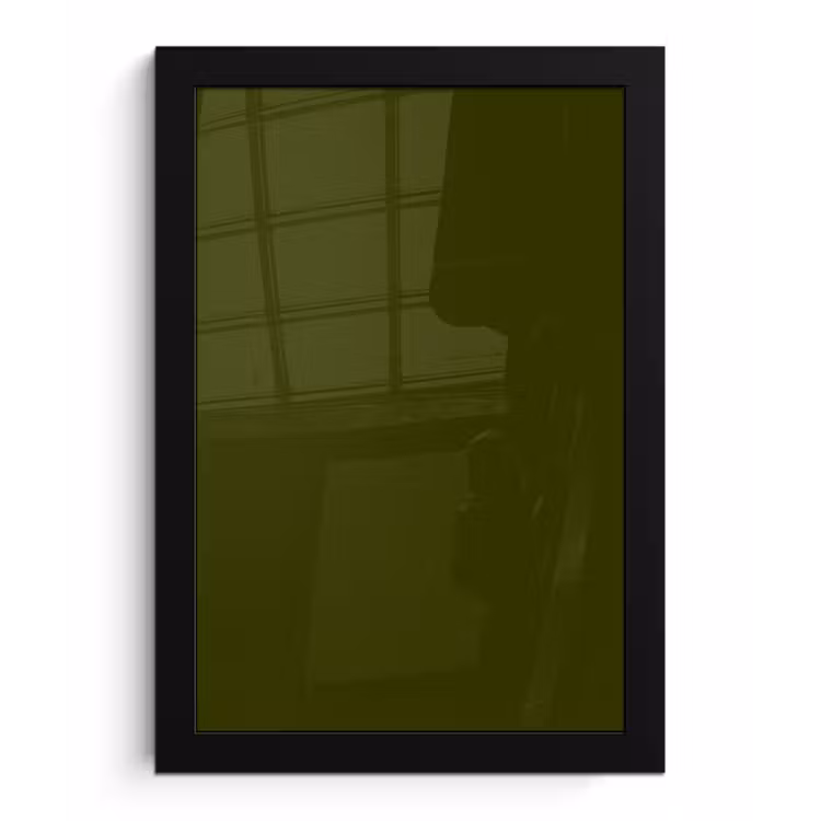 Poster met lijst - Dark - Olive - Groen — 1