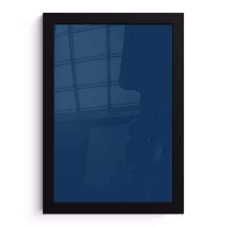 Poster met lijst - Deep - Ocean - Blauw — 1
