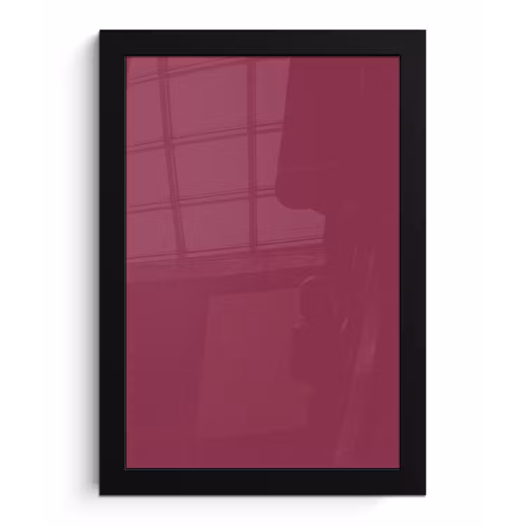 Poster met lijst - Deep - Rasberry - Rood — 1