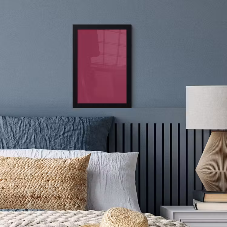 Poster met lijst - Deep - Rasberry - Rood — 4