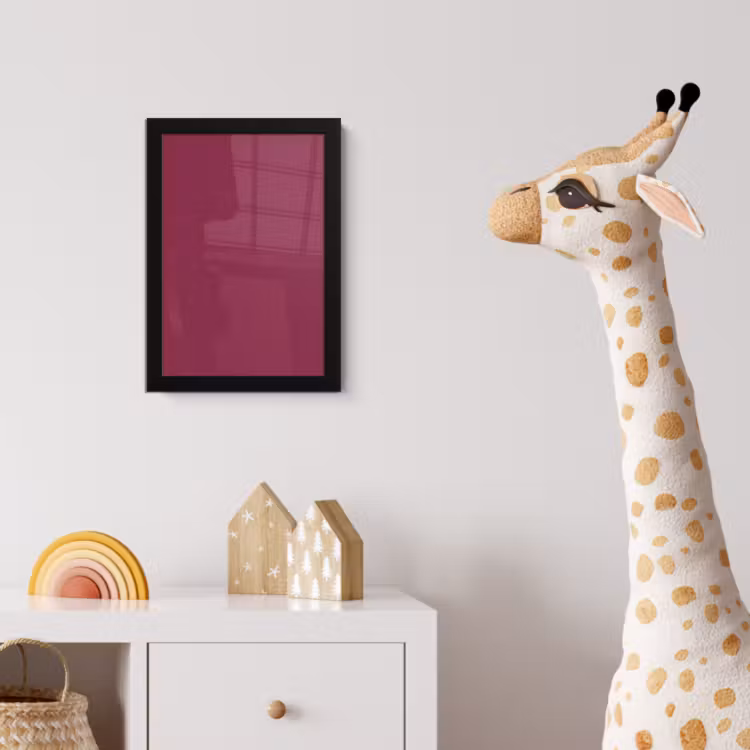 Poster met lijst - Deep - Rasberry - Rood — 5