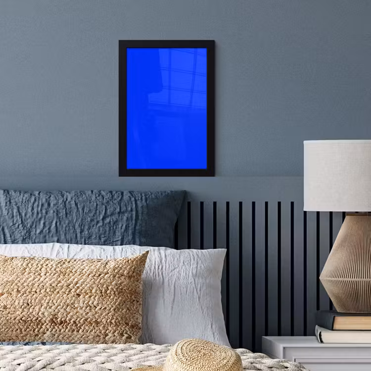 Poster met lijst - Electric - Blue - Blauw — 4