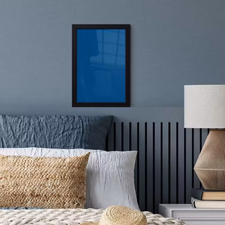 Poster met lijst - Free - Groove - Blauw — 4