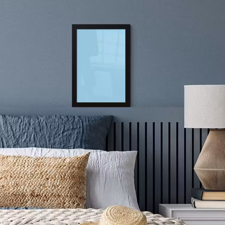 Poster met lijst - Ice - Blue - Blauw — 4